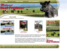 Tablet Screenshot of midwestbeefproducer.com